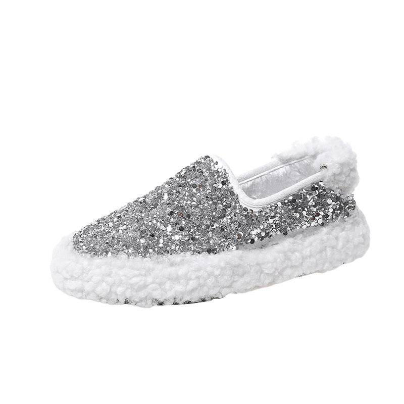 Water drill cotton shoes - Mubimart