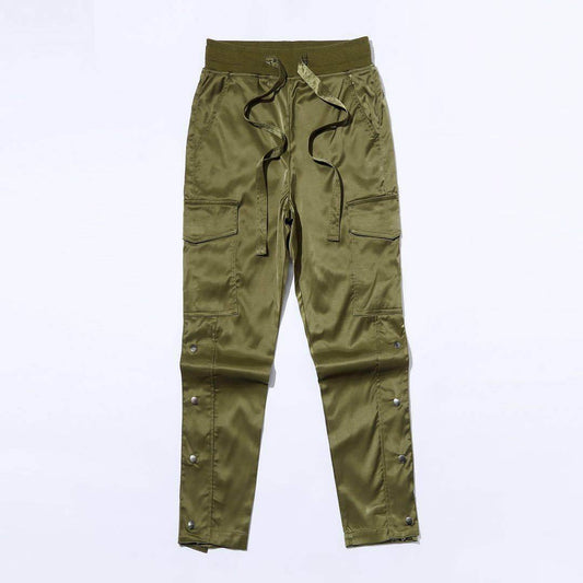 Men's Velcro Buttoned Cargo Pants - Mubimart