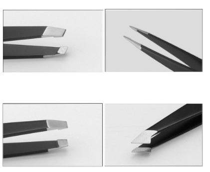 4 pcs eyebrow tweezers - Mubimart