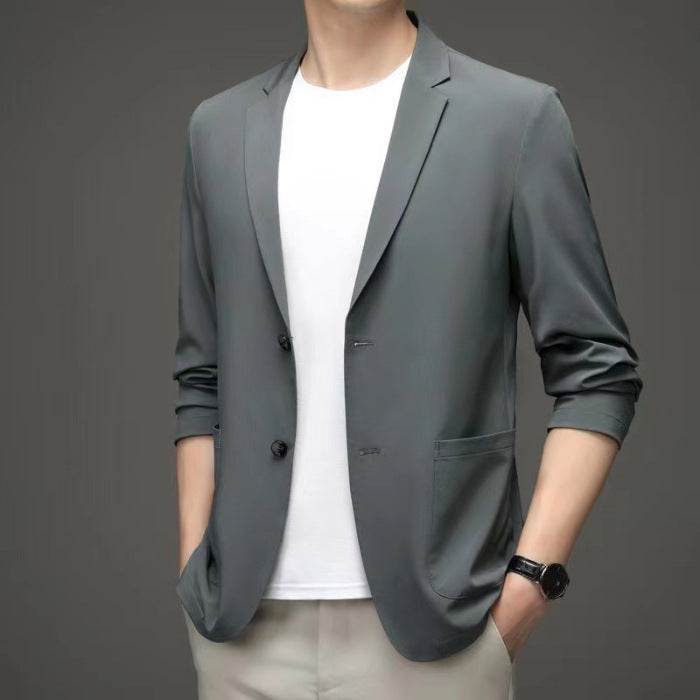 Men's Fashionable Lightweight Business Blazer - Mubimart