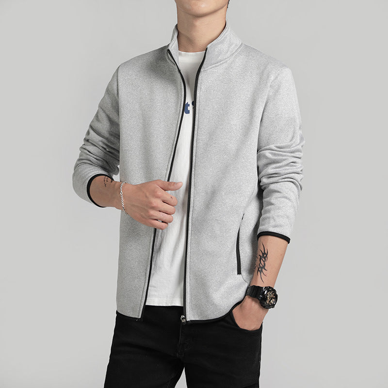 Men's fleece cardigan jacket