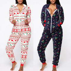 Hooded Nightwear for women Christmas Pajamas set - Mubimart -  