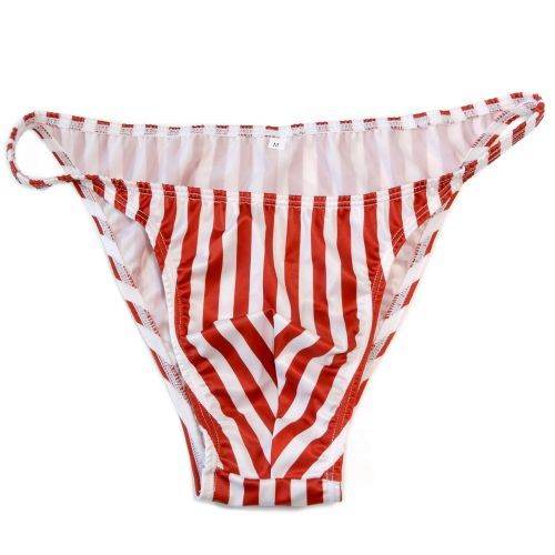 Narrow waist briefs, half-pack hip men's underwear, swimming material - Mubimart