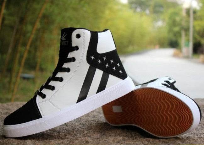 Fashion Korean High-top Casual British Sneaker - Mubimart