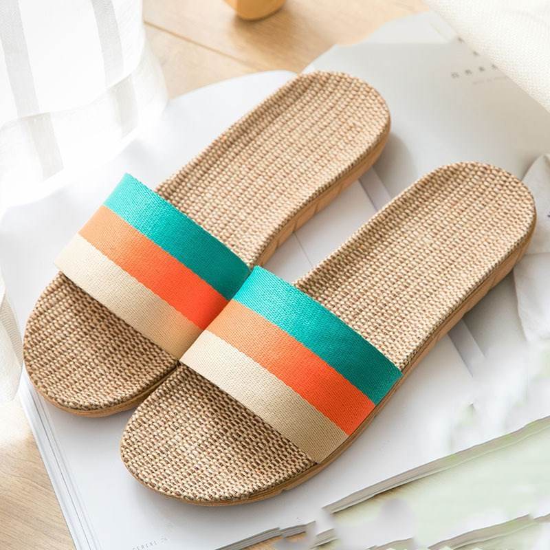 Slippers women summer home slippers couple slippers - Mubimart