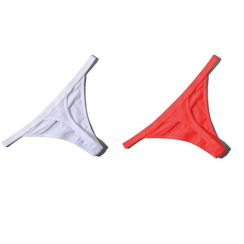 Sexy ladies cotton thong panties - Mubimart