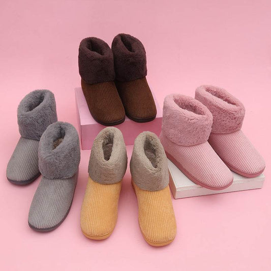 Plush snow boots - Mubimart