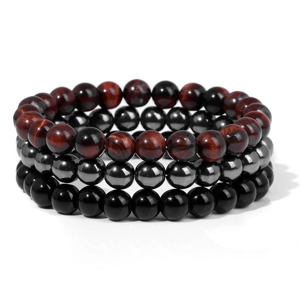 Natural Stone Bead Bracelet For Men - Mubimart