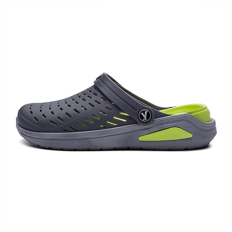 Summer Men's Shoes Cave Shoes Half Slipper - Mubimart