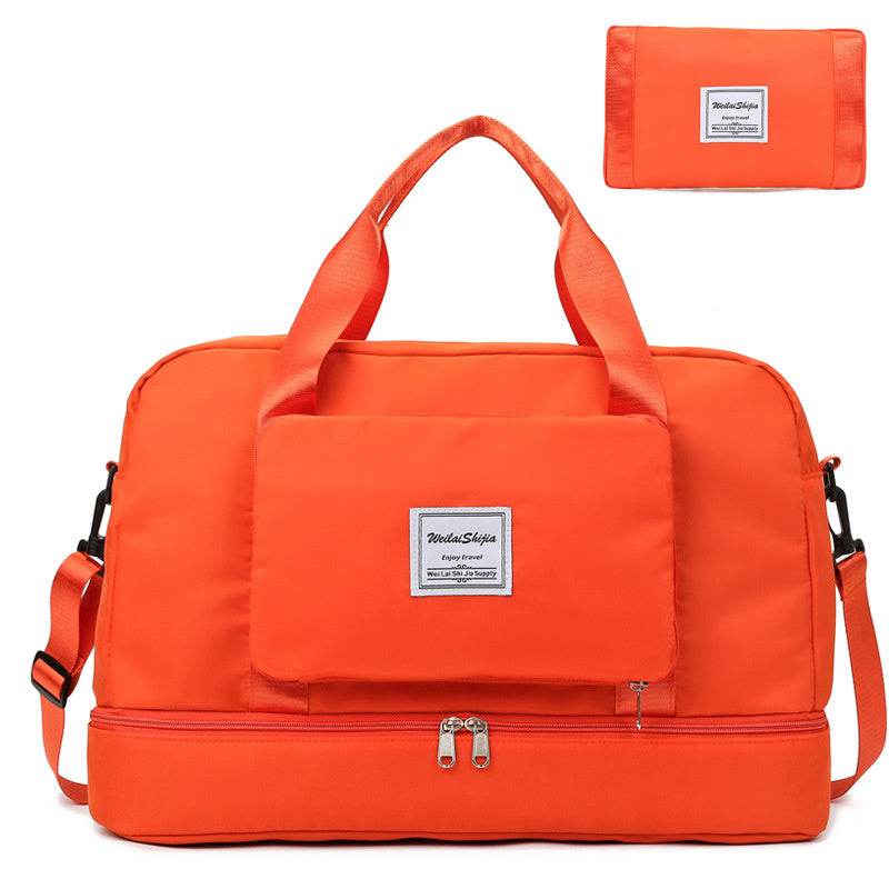 Foldable Travel Duffel Bags Sports Gym Tote Bag Women - Mubimart