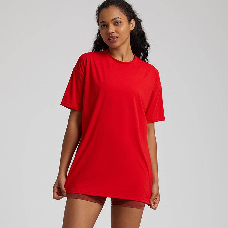 Tight Running Exercise T-shirt Workout Top - Mubimart