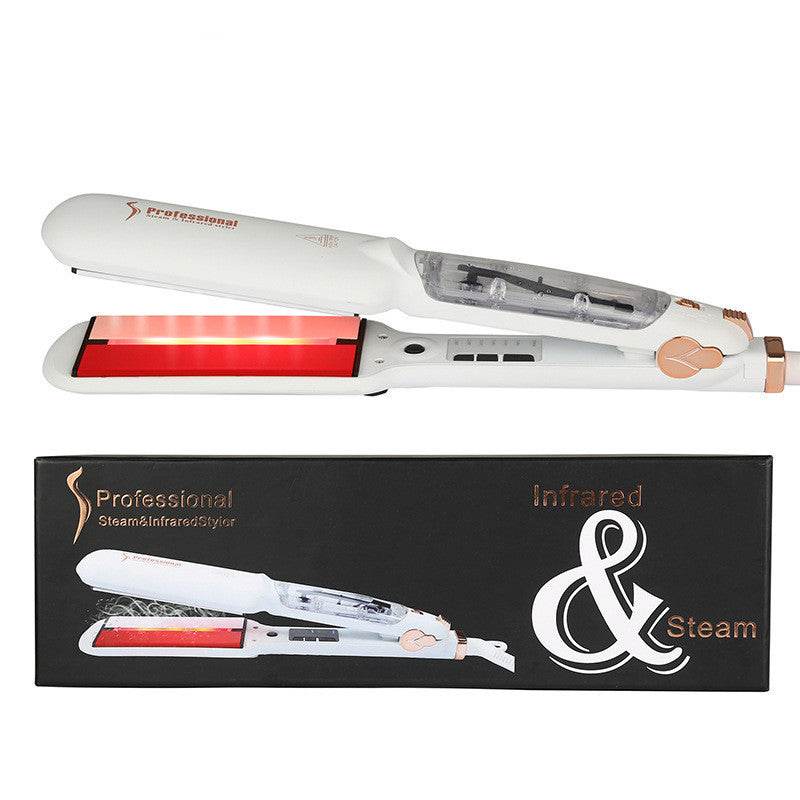 Infrared steam spray hair straightener - Mubimart