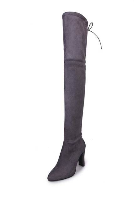 Over the knee boots high heel women's boots - Mubimart