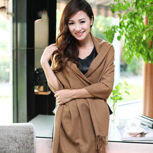 Thick and long unisex scarves - Mubimart
