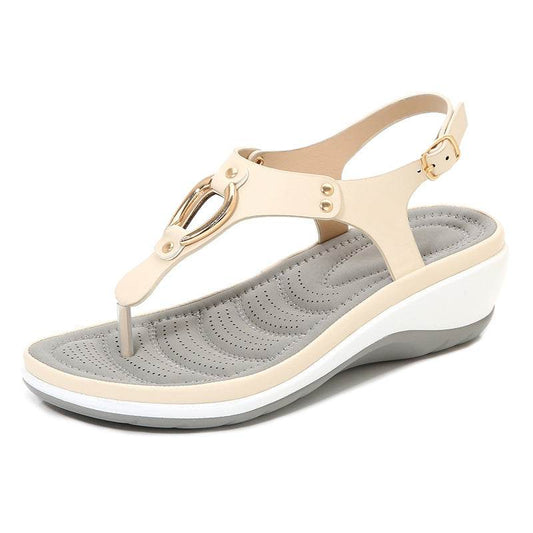 New wedge heel sandals - Mubimart