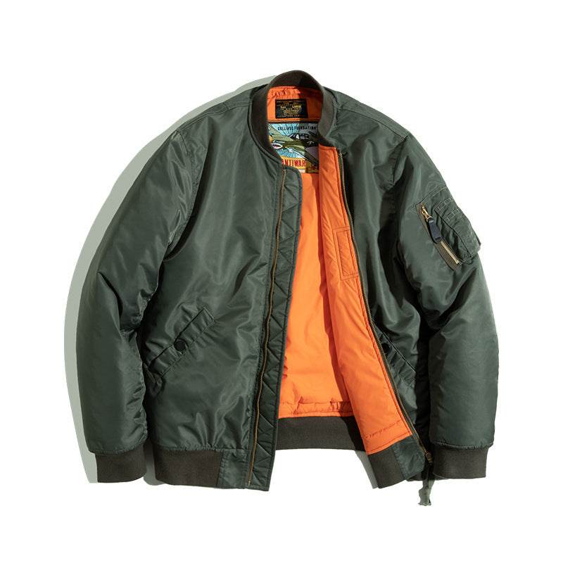 Men's Fashion Short Padded Bomber Jacket - Mubimart