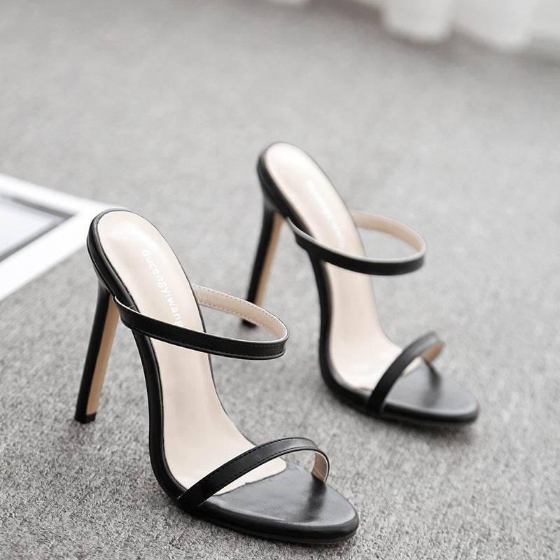 Stiletto sandals women high heels - Mubimart