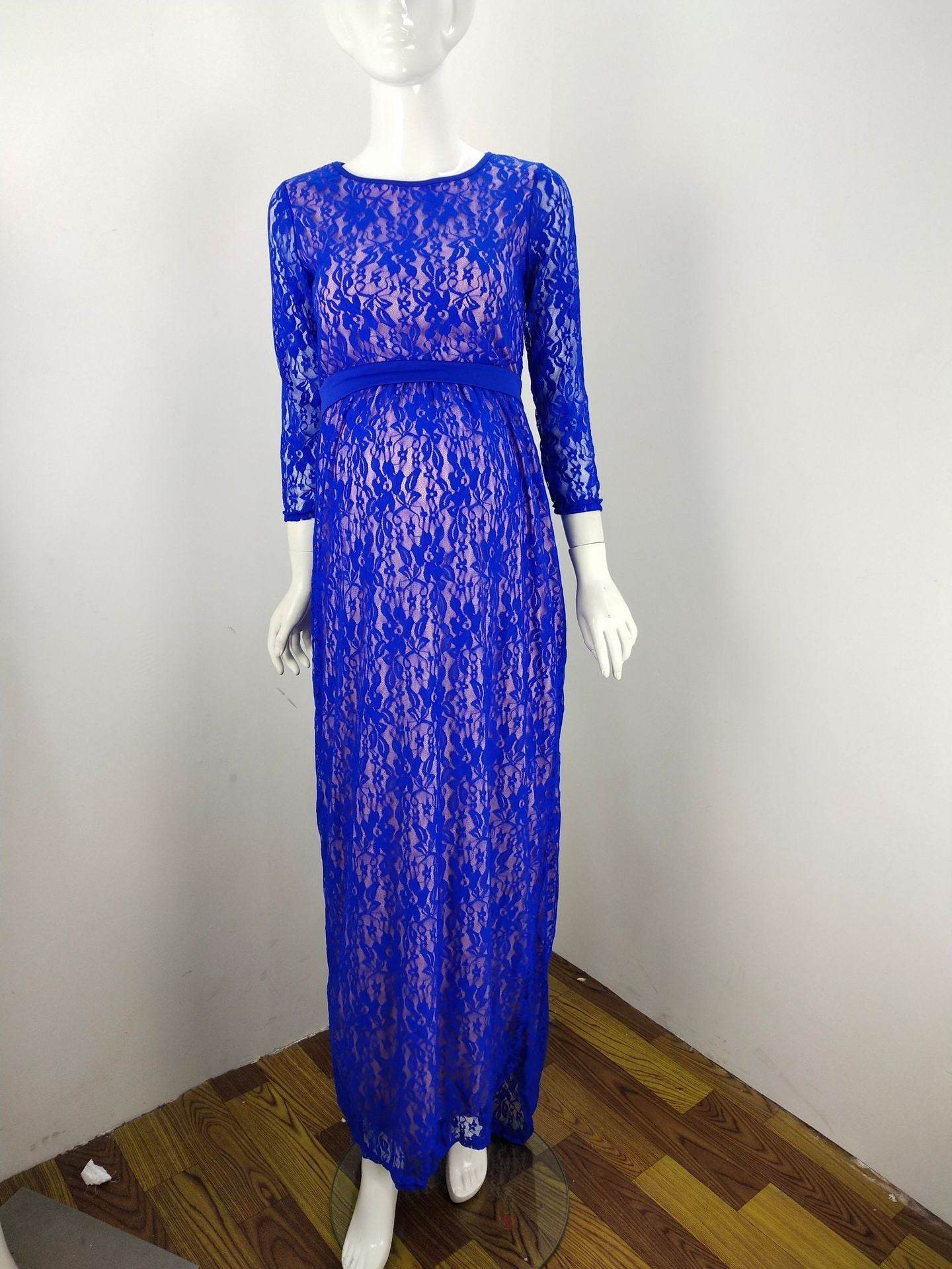 Off-shoulder maxi dress - Mubimart