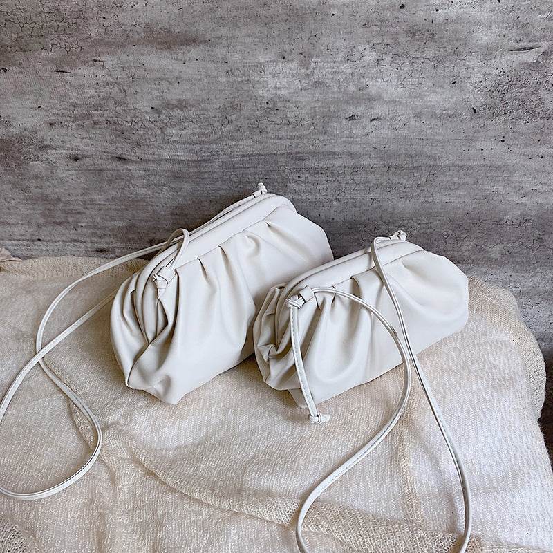 Women Simple Dumplings Messenger Bag - Mubimart