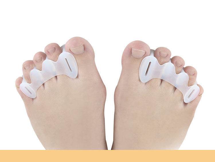Three-hole Silicone Hallux Valgus Toe Separator Brace - Mubimart