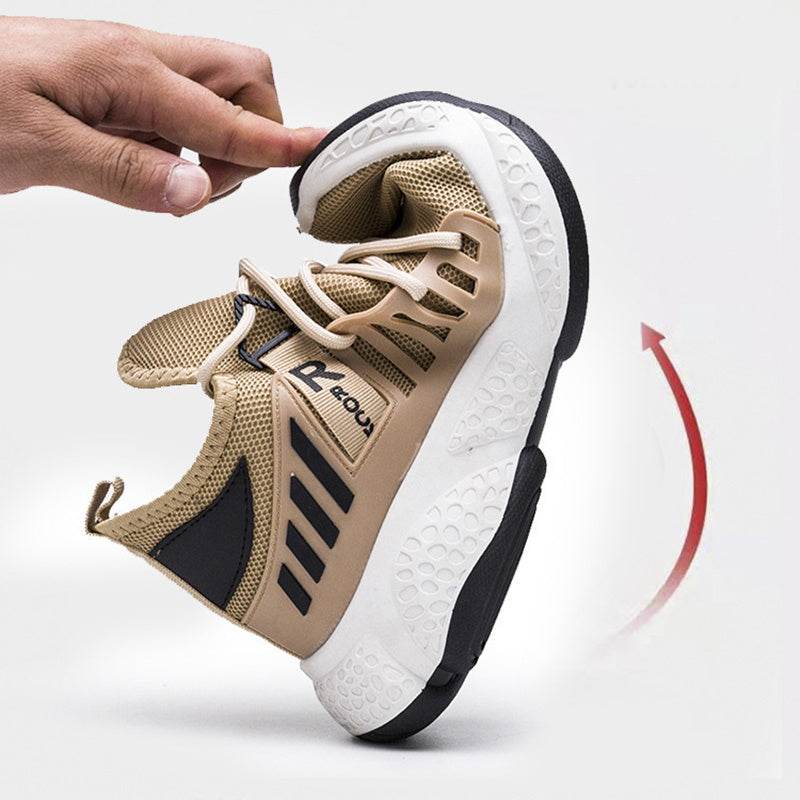 Men Sneakers Breathable Mesh Sports Shoes - Mubimart