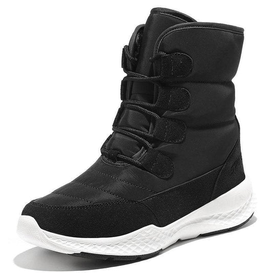 Boots Winter Plush Snow Boot Waterproof - Mubimart