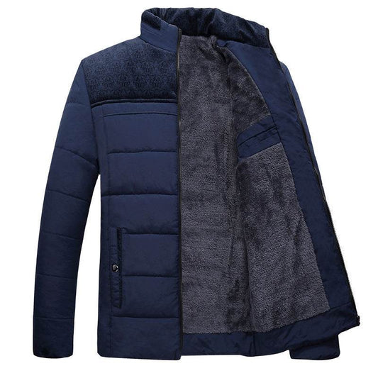 Middle-aged men's business casual down padded jacket - Mubimart
