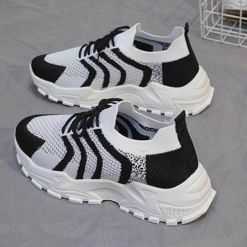 Fashion Women Fly-kit Mesh Sneaker - Mubimart