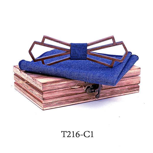 Wooden bow tie - Mubimart