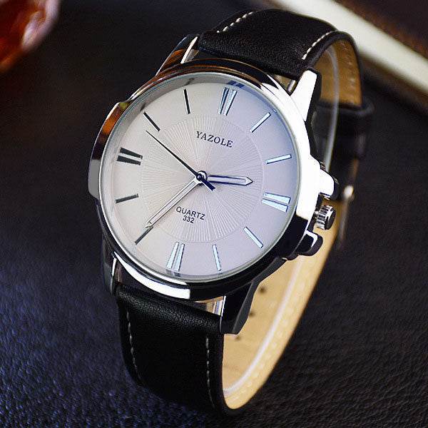 YAZOLE Fashion Quartz Watch Men Watches Top Brand Luxury Male Clock Business Mens Wrist Watch Hodinky Relogio Masculino - Mubimart
