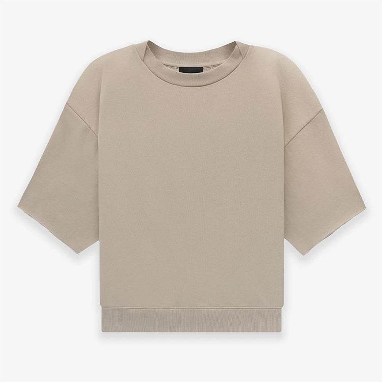 Mens Fashion Casual Solid Colour Fleece Sweatshirt - Mubimart