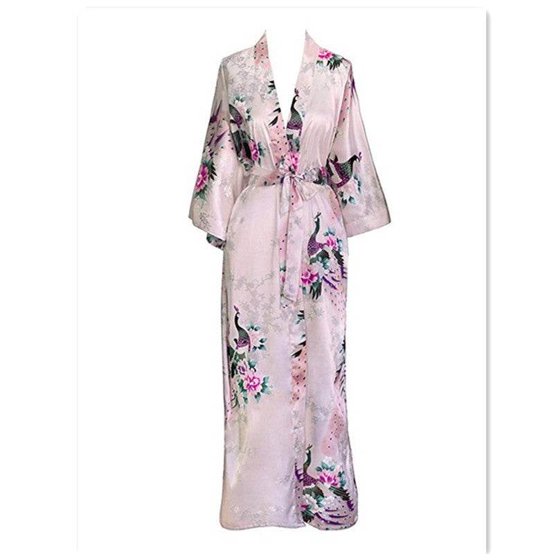 Ladies Homewear Silk Nightgown - Mubimart