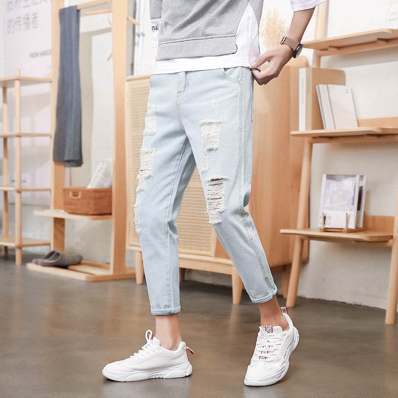 Men's ripped jeans - Mubimart