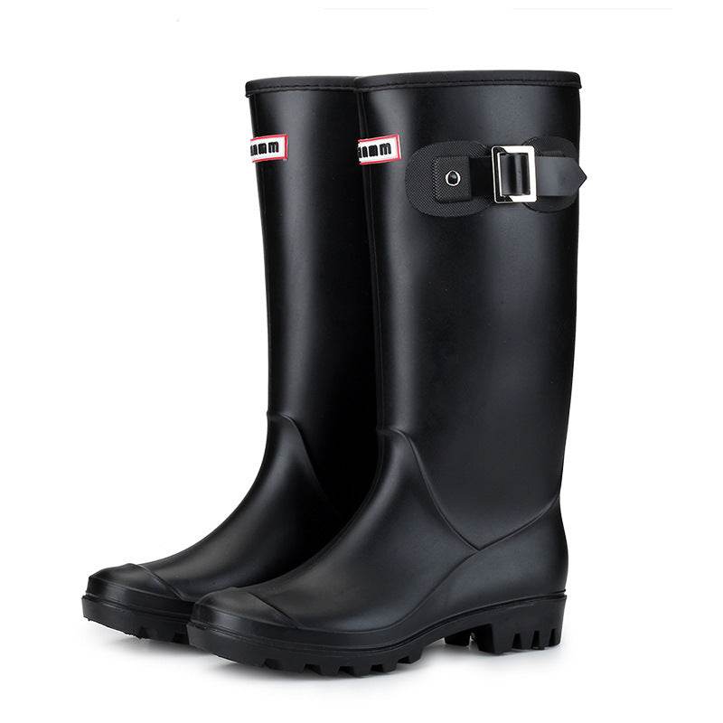High rain boots buckle - Mubimart