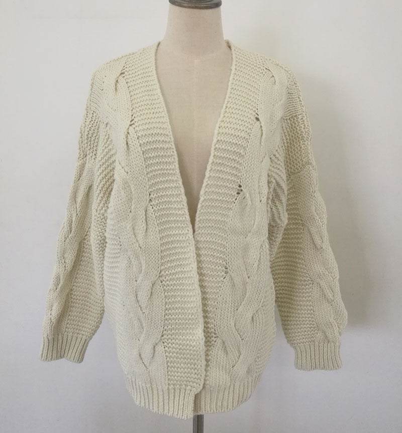 Loose plus size sweater - Mubimart