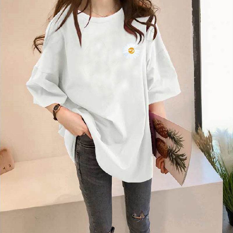 Women's plus size short sleeve t-shirt - Mubimart