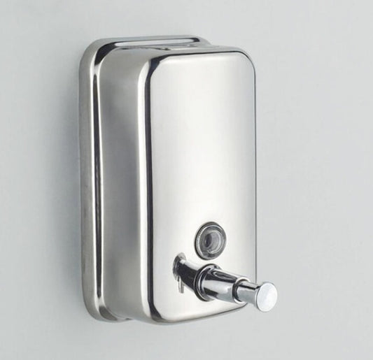 Stainless steel soap dispenser