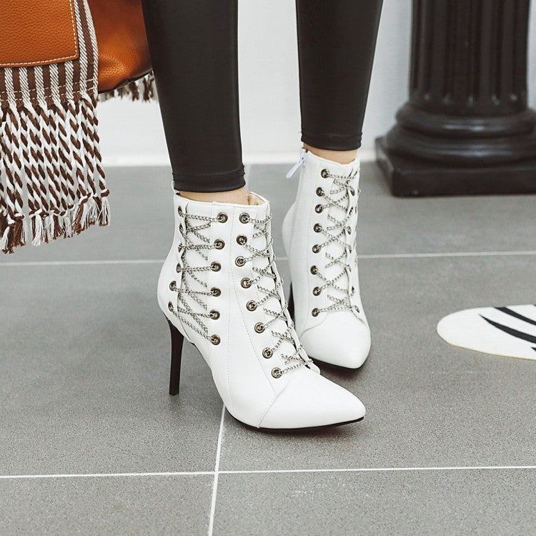 Pointed stiletto boots