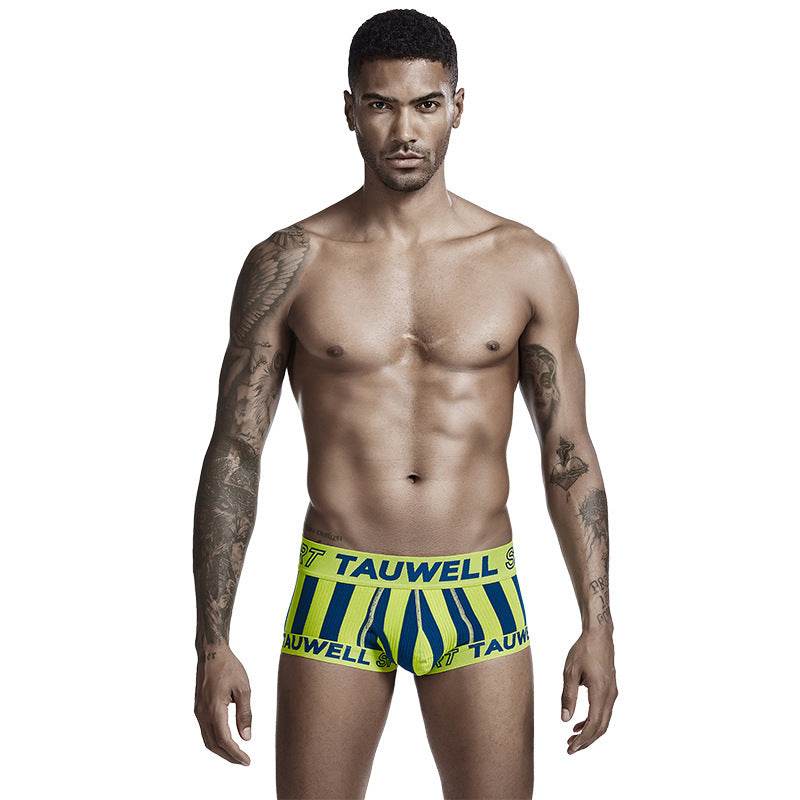 Boxer Briefs Vertical Stripe Movement - Mubimart