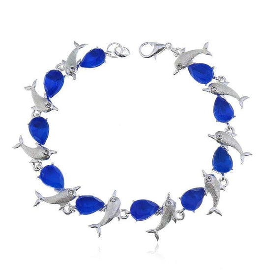 Personality charm dolphin bracelet - Mubimart