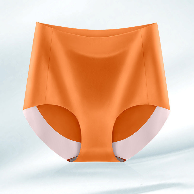 High Waist Seamless Breathable Cotton Antibacterial Women's Panties - Mubimart -  