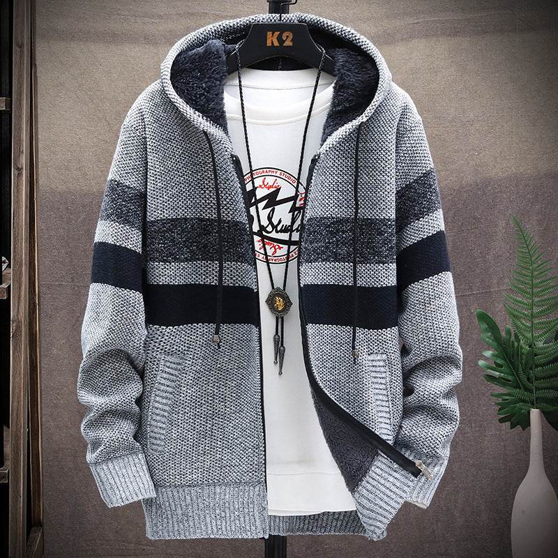Men's knitted cardigan - Mubimart