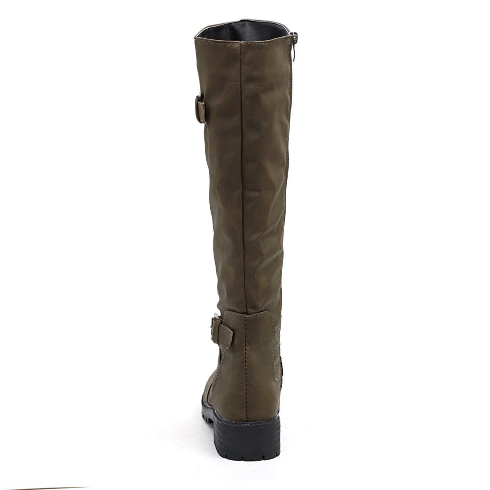 Large size women's boots over the knee boots