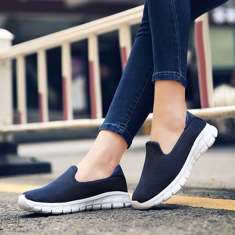 Mother Shoes Plus Size Nurse Shoes Lazy Shoes Walking Shoes - Mubimart