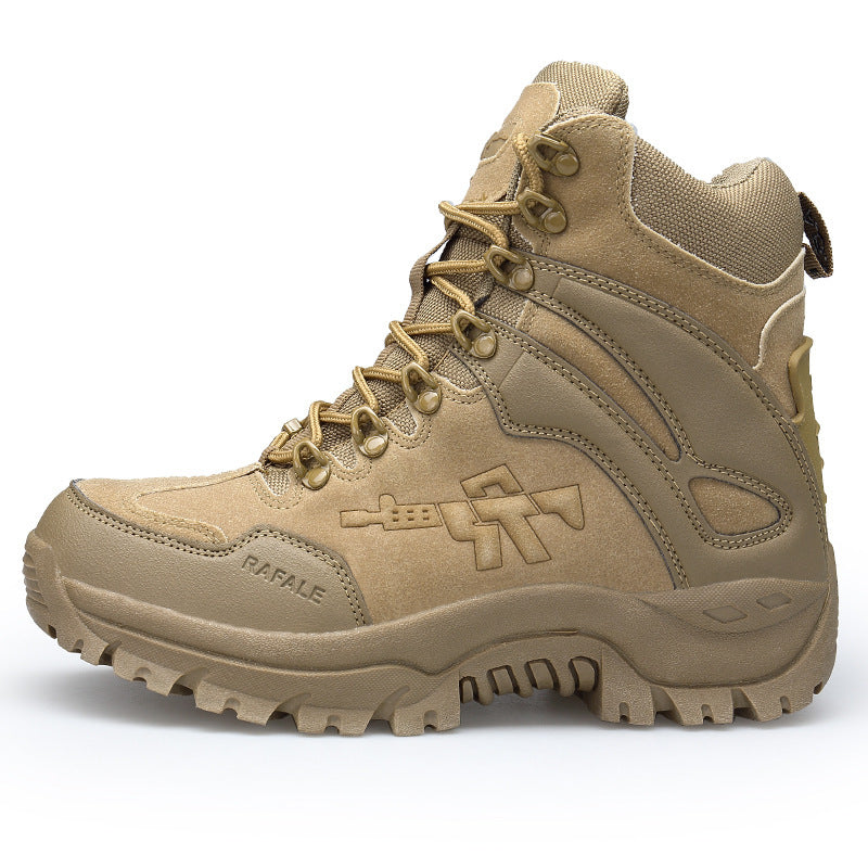 Outdoor hiking shoes high boots