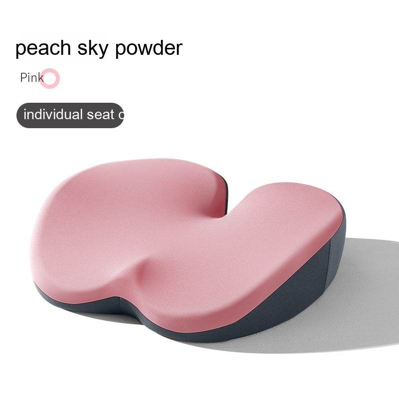 Car Heightening Cushion Backrest Lumber Pad Single Main Driving Thickened Cushion Driving Seat Short Four Seasons Universal - Mubimart