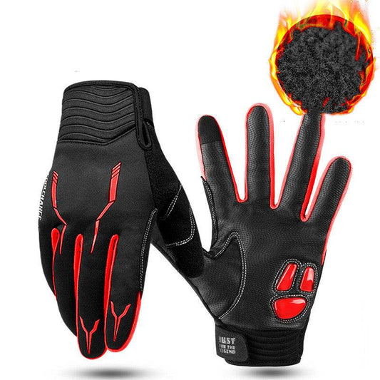 Highway Bicycle Gloves Long Finger Bicycles For Men And Women Cycling Fixture Autumn And Winter - Mubimart