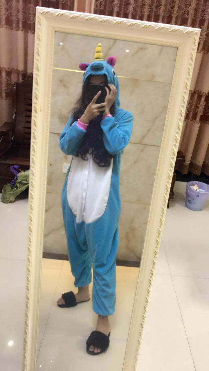 Autumn and winter flannel cartoon nightwear - Mubimart