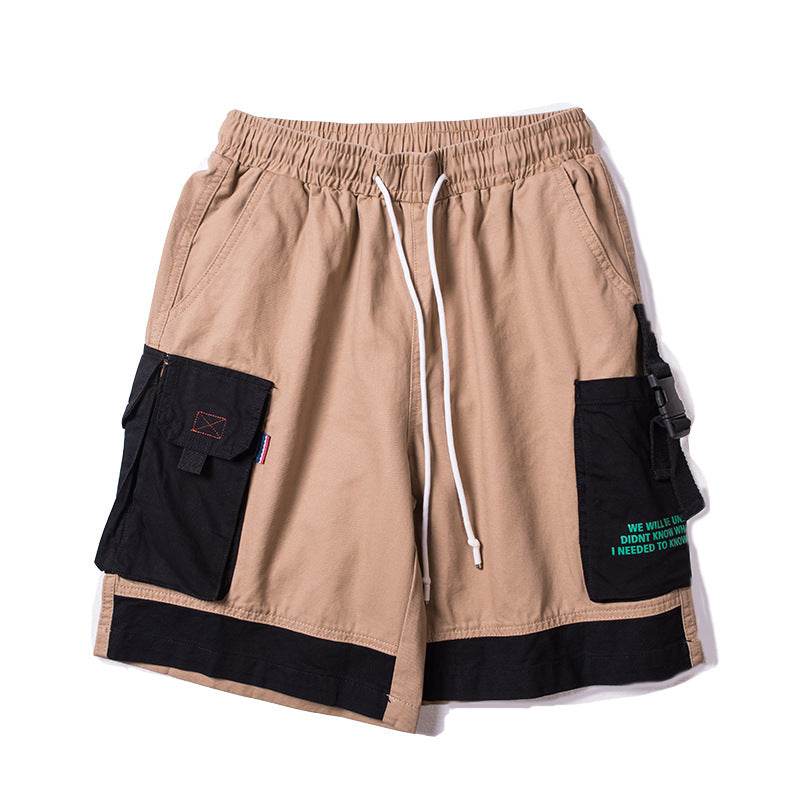 Multi-pocket cargo shorts - Mubimart