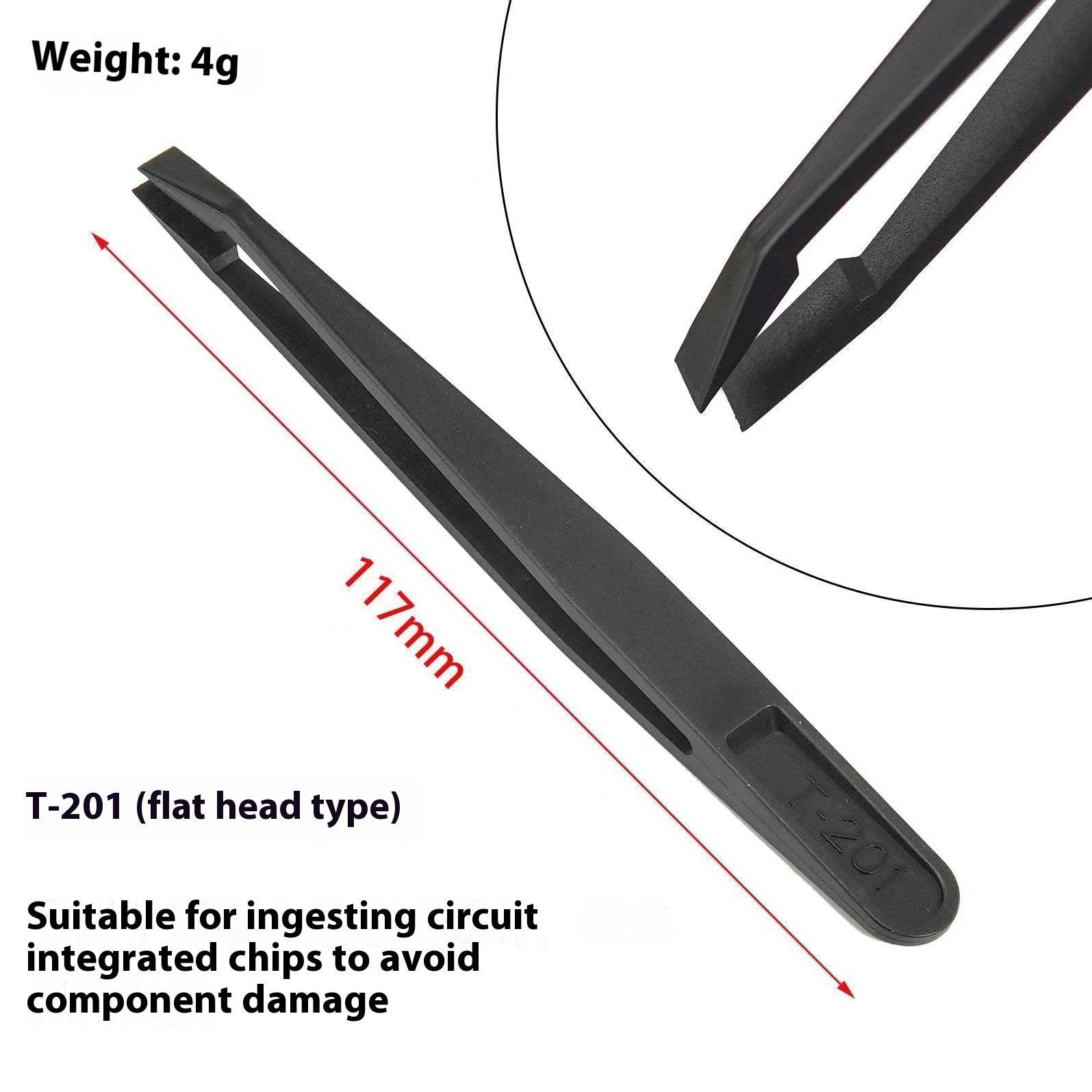 Fashion Anti-static Plastic ABS Tweezers Tool - Mubimart